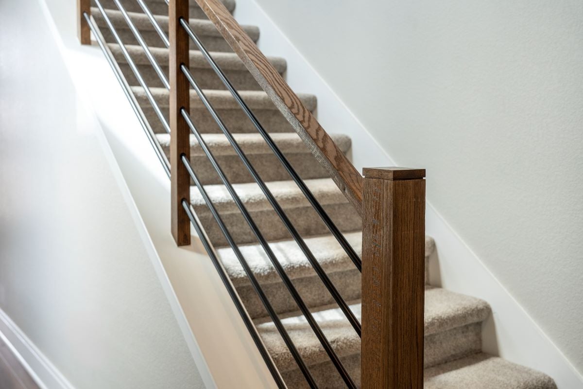 Open stair rail