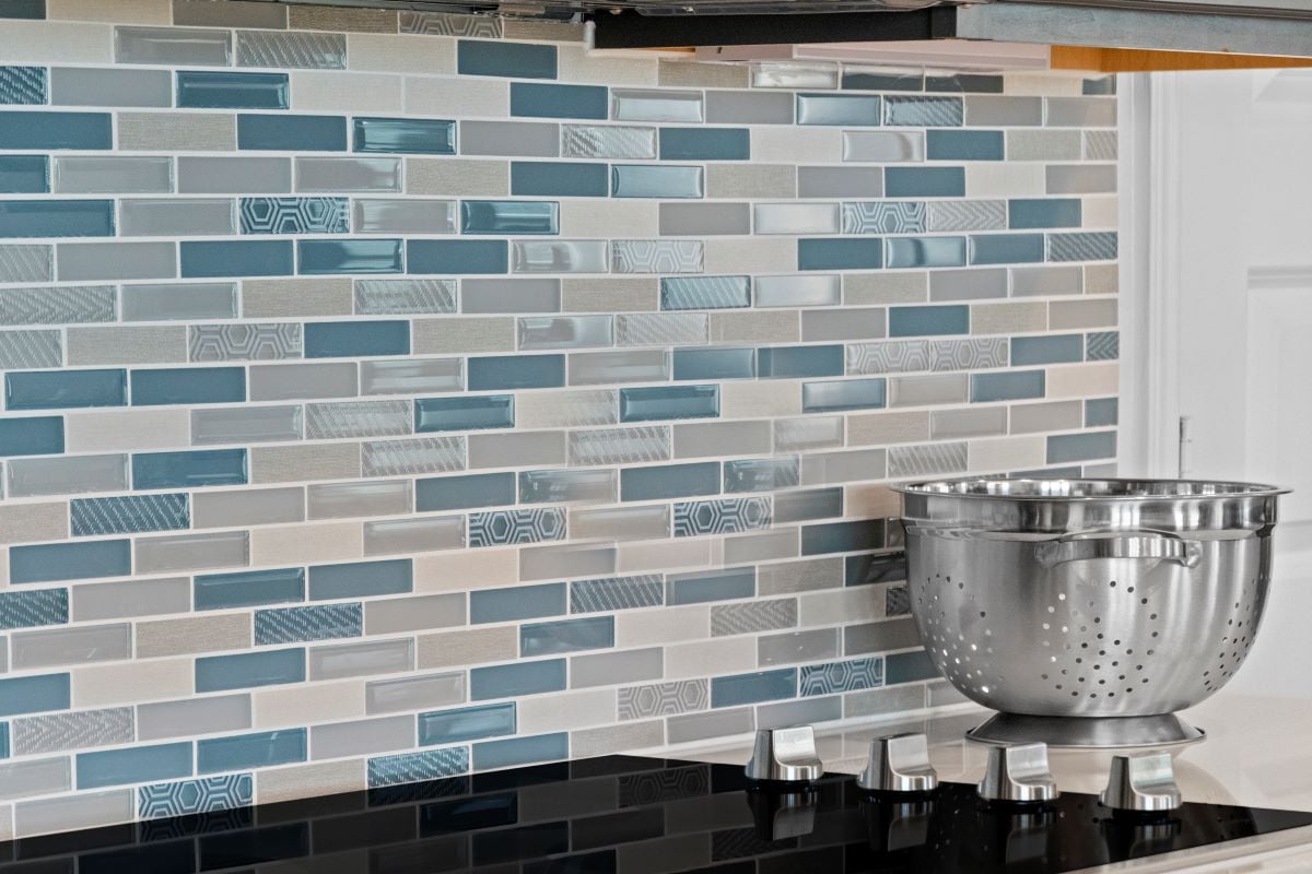 Tile backsplash