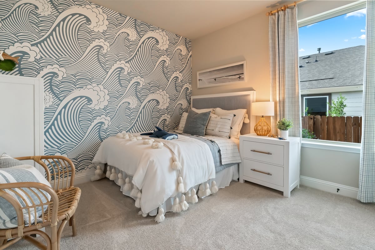 Spacious secondary bedrooms