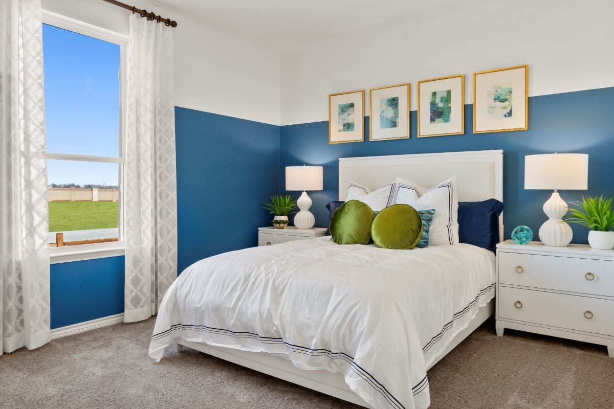 Spacious secondary bedrooms