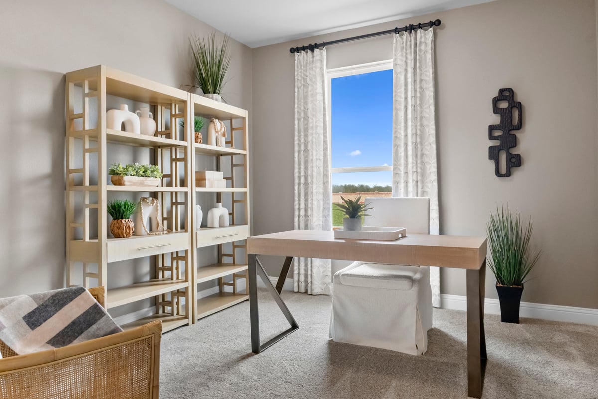 Spacious secondary bedrooms