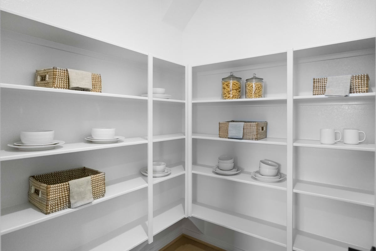 Large walk-in kitchen pantry