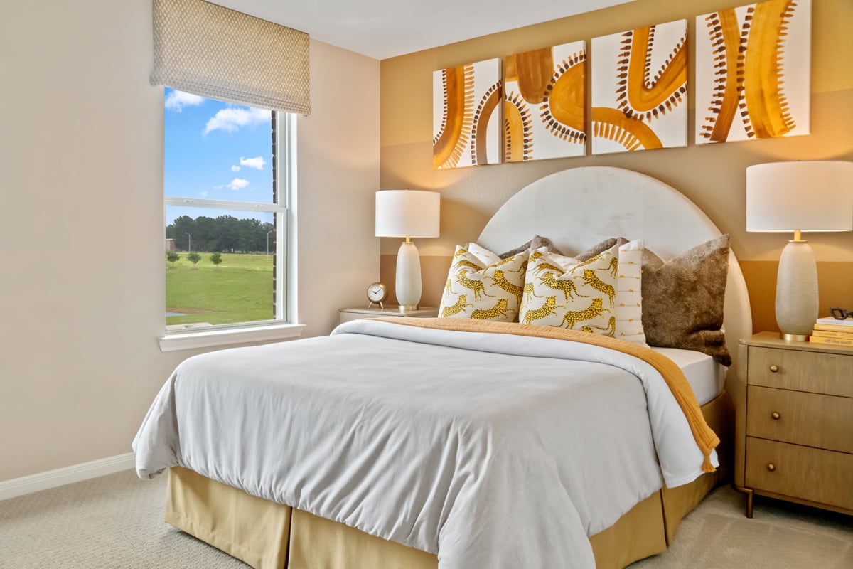 Spacious secondary bedrooms