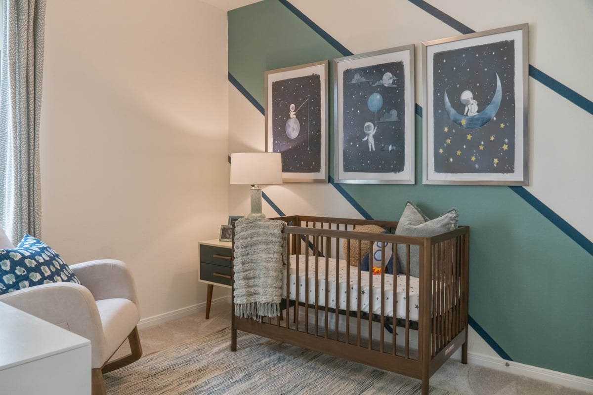 Spacious secondary bedrooms