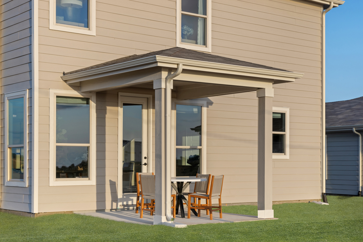 Optional covered patio