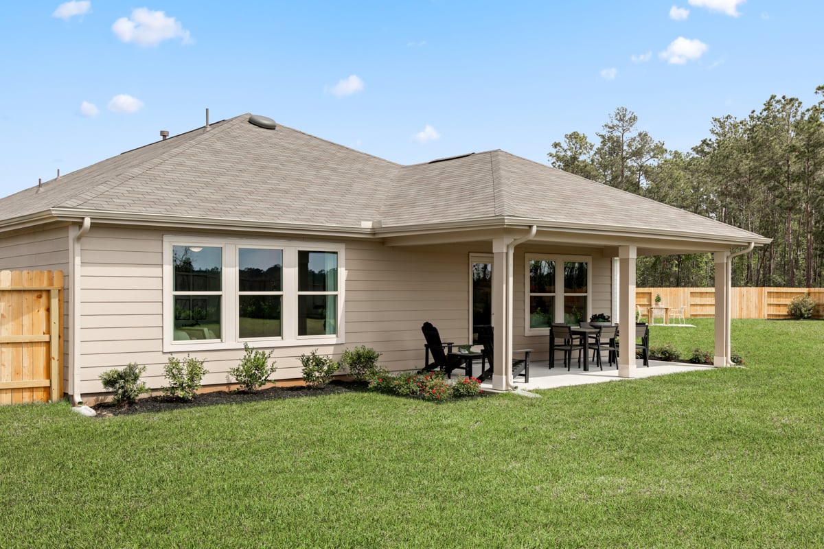 Optional covered patio