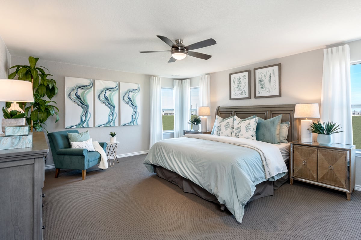 New Homes in Converse, TX - Knox Ridge Plan 2708 Primary Bedroom