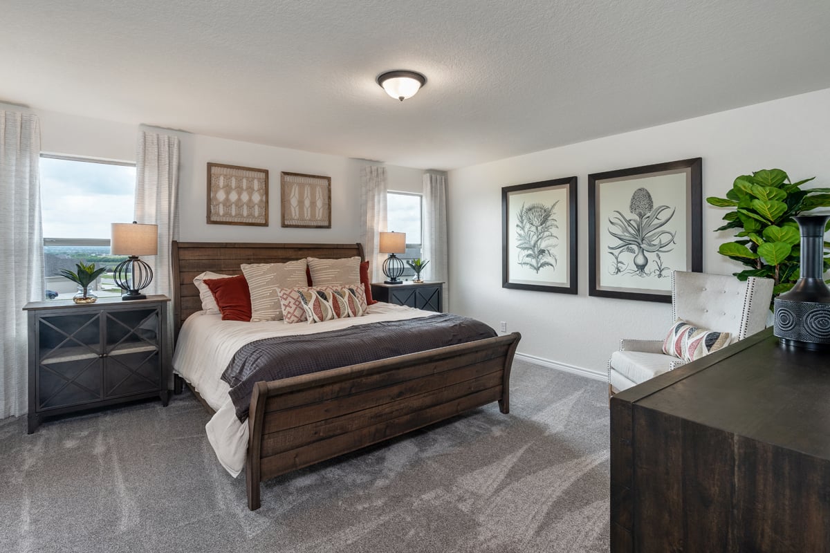 New Homes in San Antonio, TX - Mission del Lago Plan 2348 Primary Bedroom