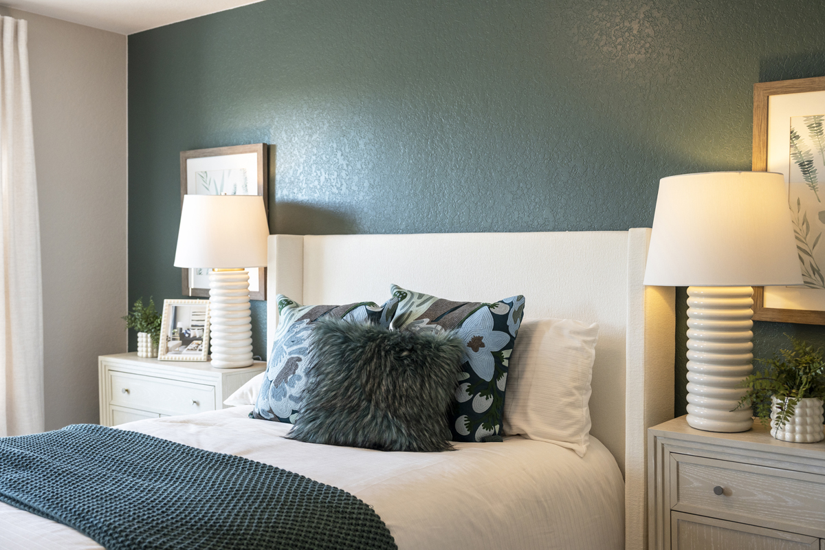 Spacious guest bedroom