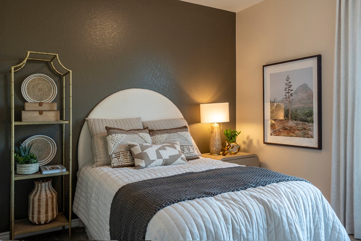 Spacious guest bedroom