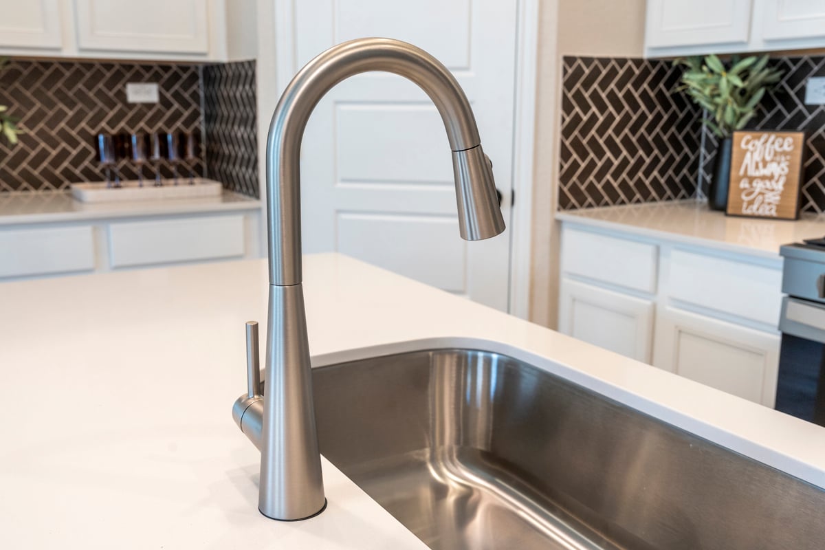High-arc kitchen faucet 