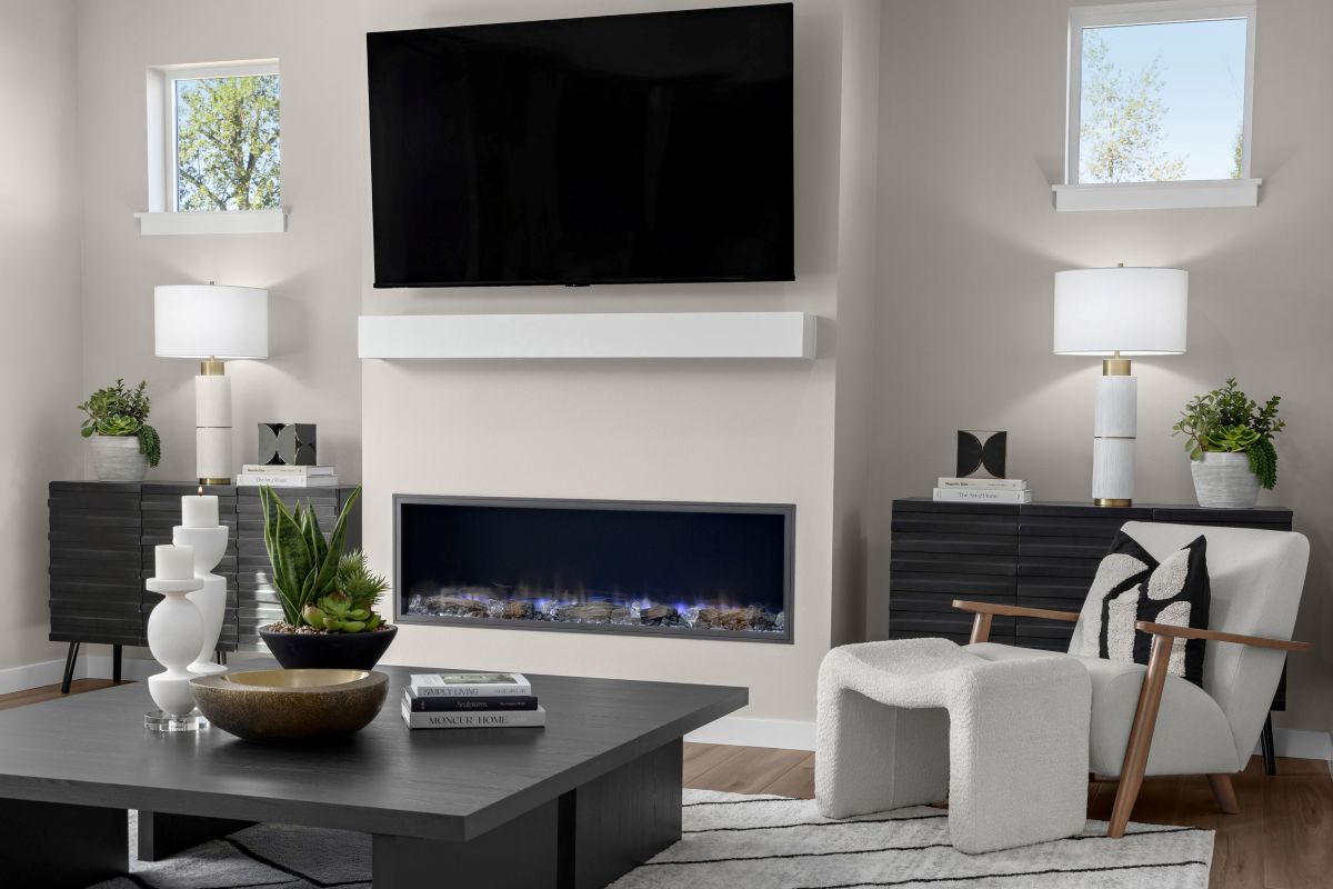 Fireplace at great room