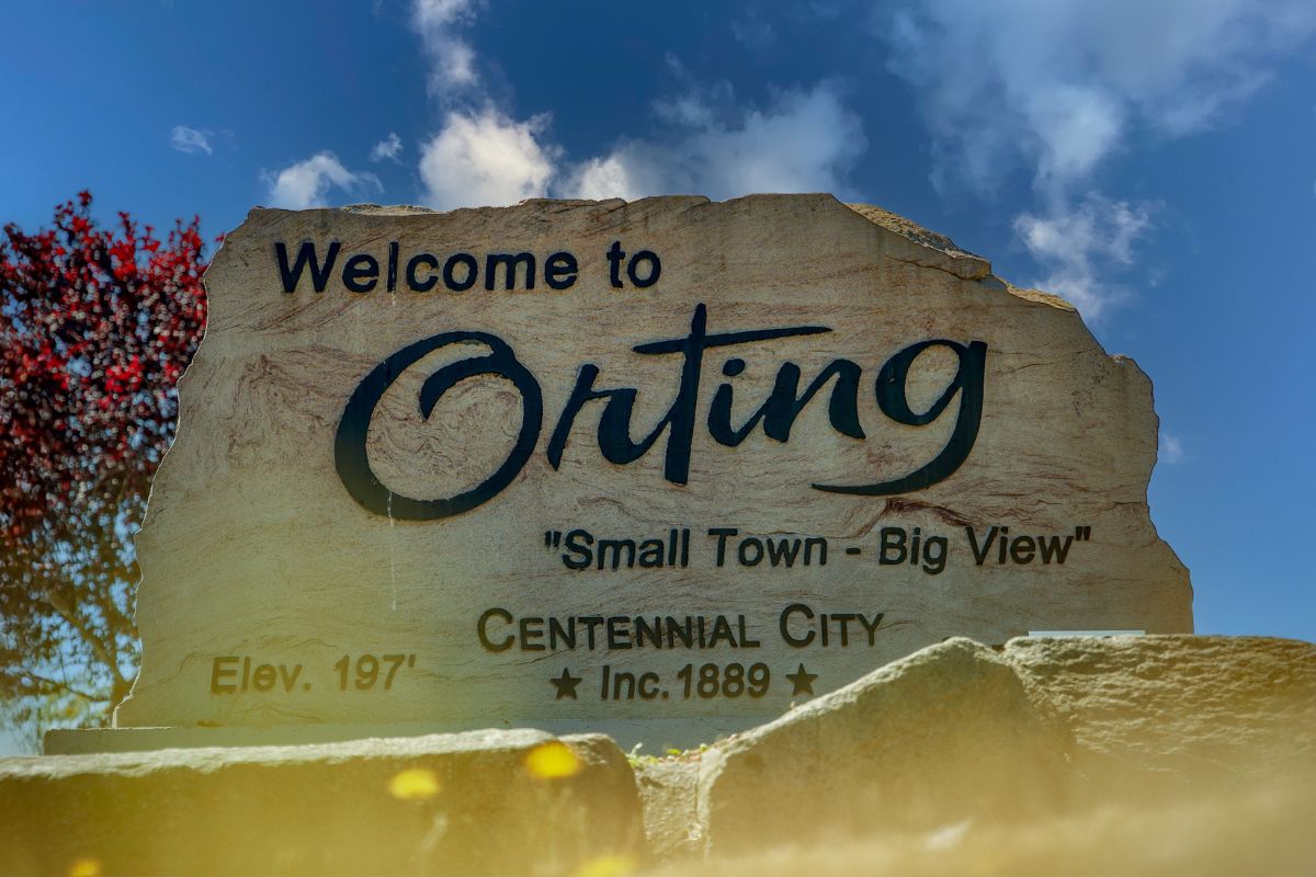 Short drive to downtown Orting