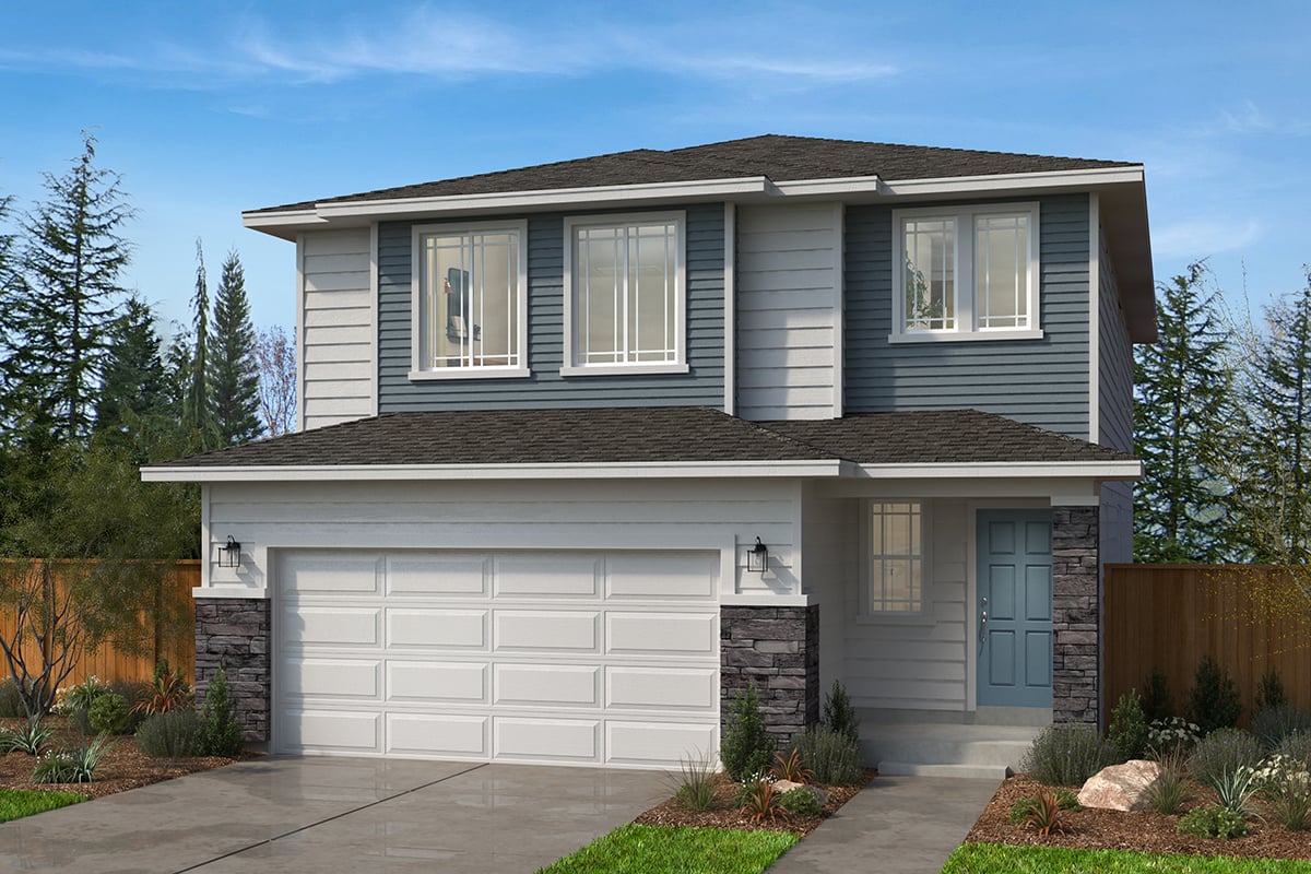 Exterior C with optional masonry