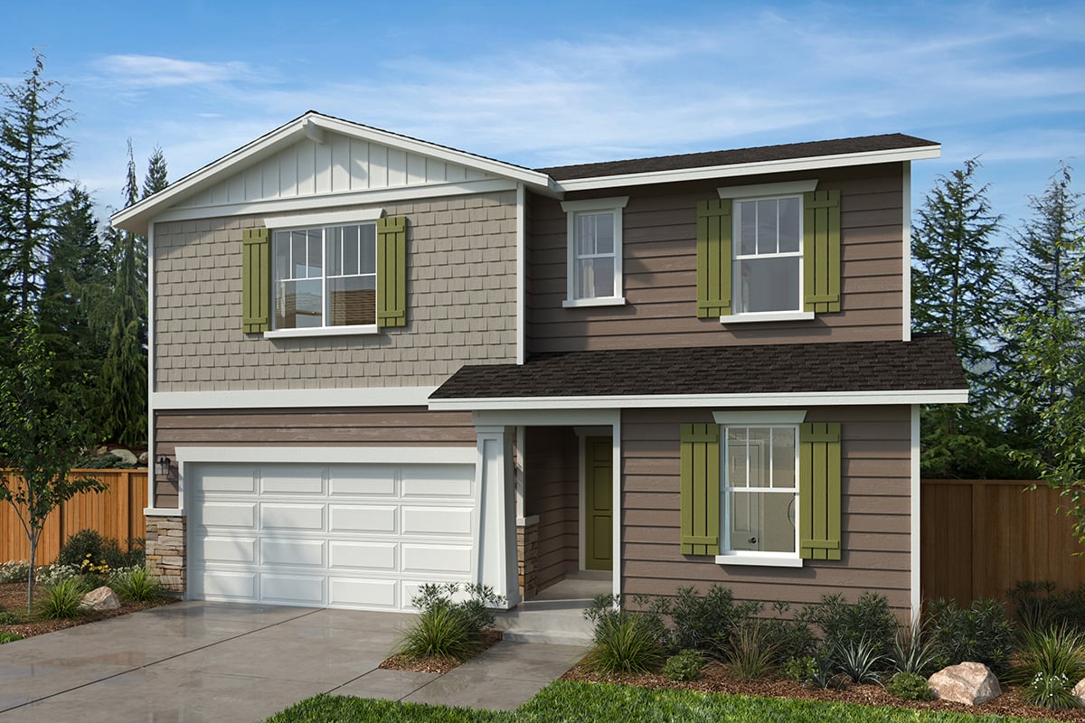 Exterior B with optional masonry