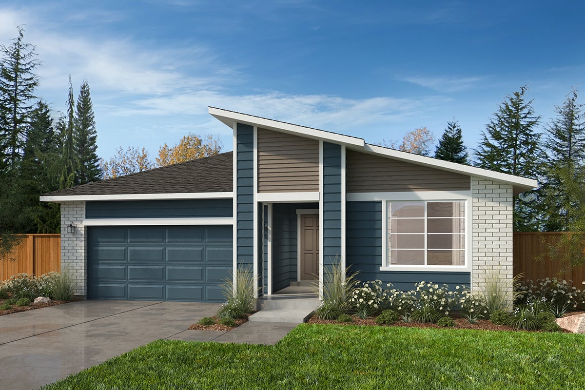 Exterior D with optional masonry