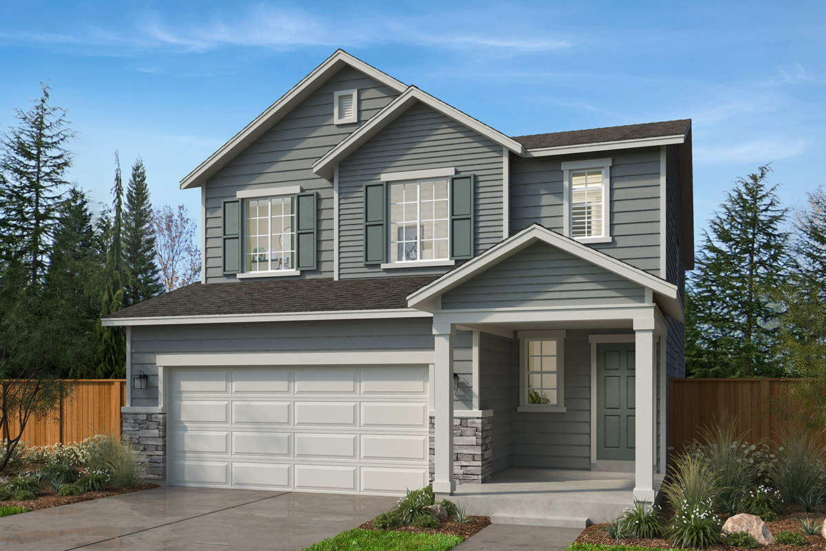 Exterior A with optional masonry