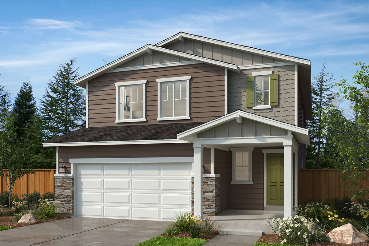 Exterior B with optional masonry