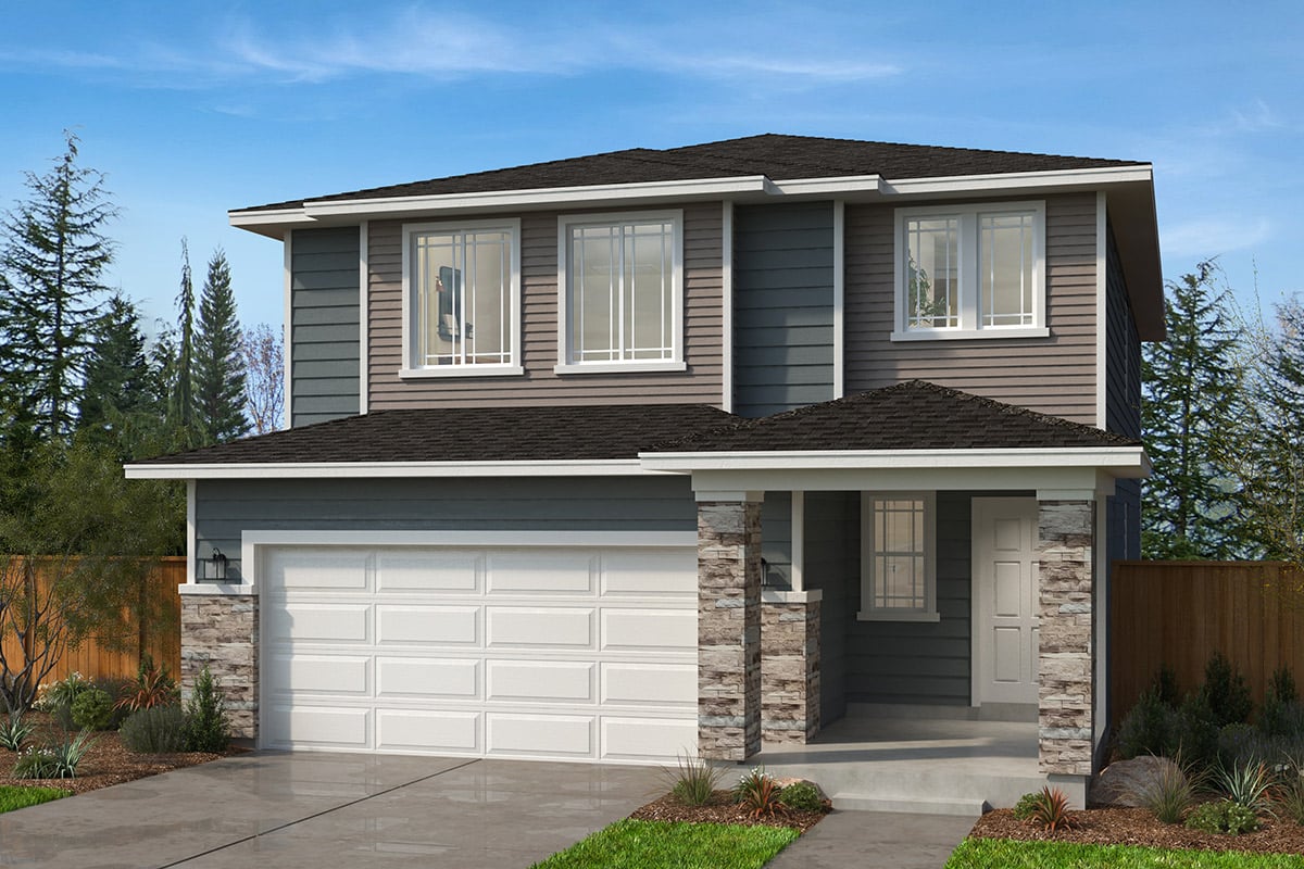 Exterior C with optional masonry