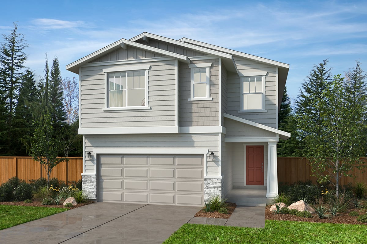 Exterior B with optional masonry