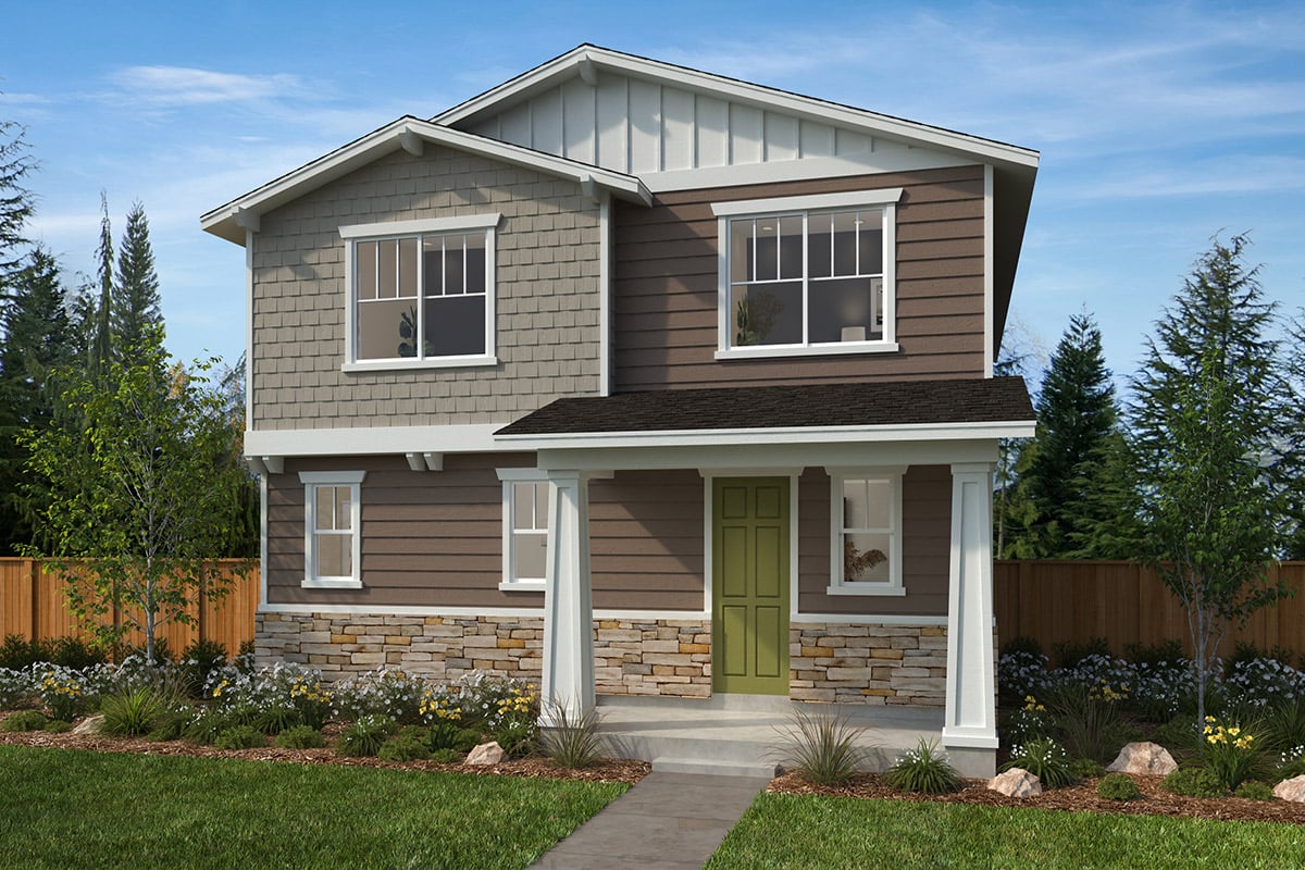 Exterior B with optional masonry