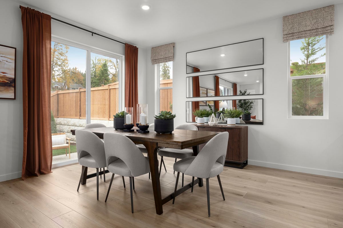 Dining area off great room