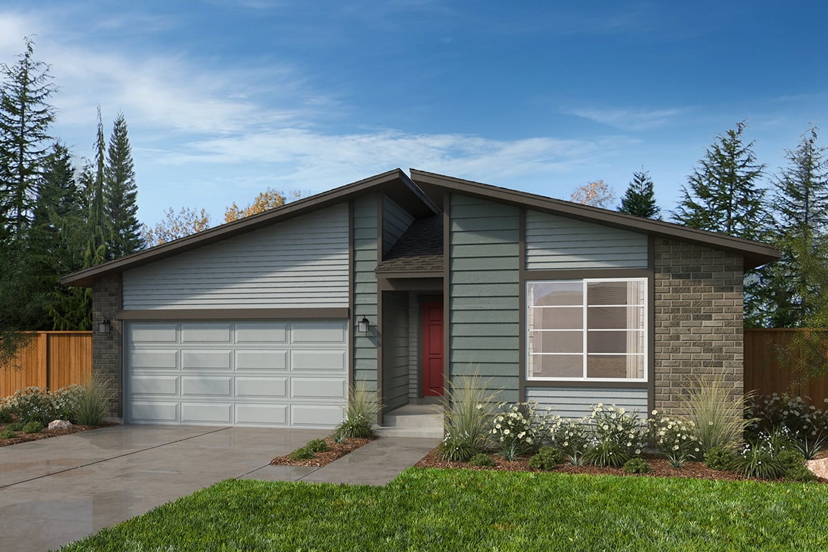 Exterior D with optional masonry