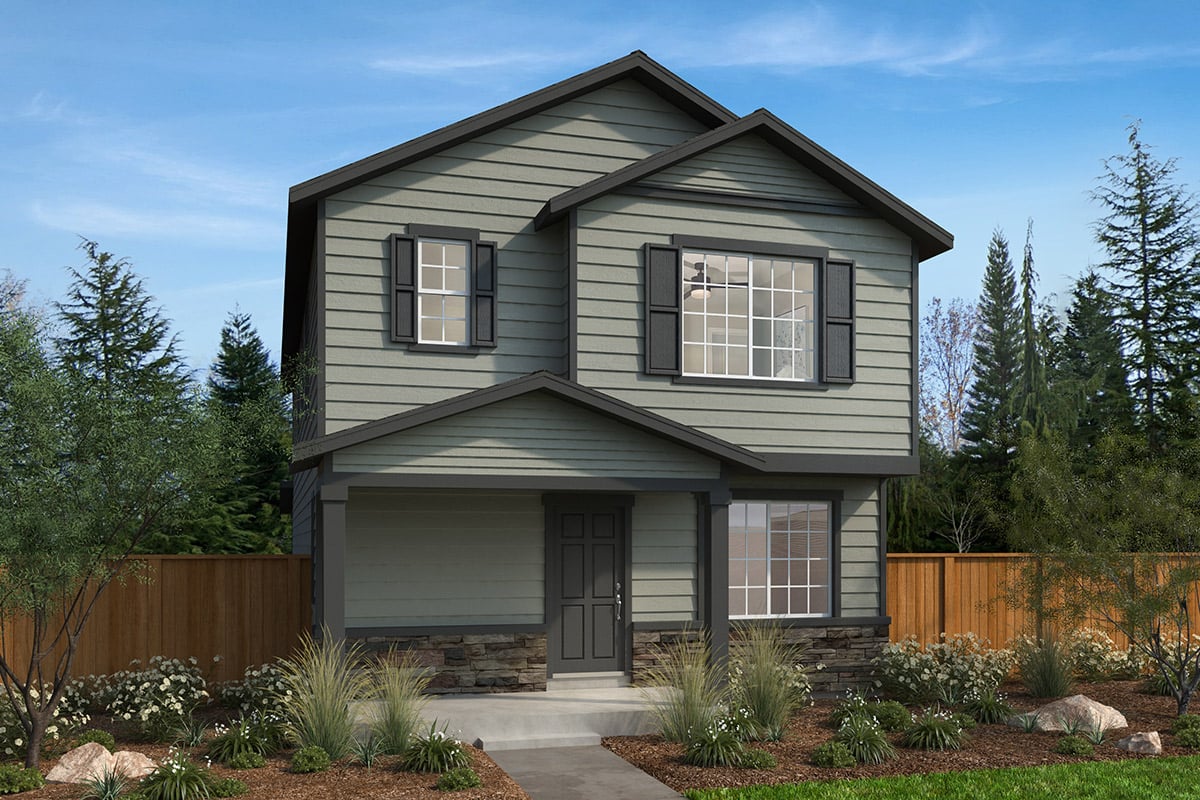 Exterior A with optional masonry