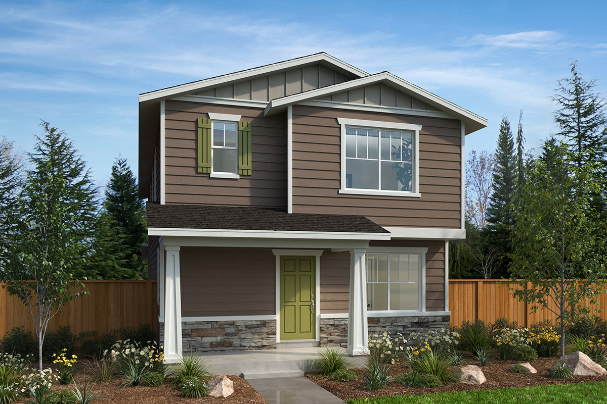 Exterior B with optional masonry