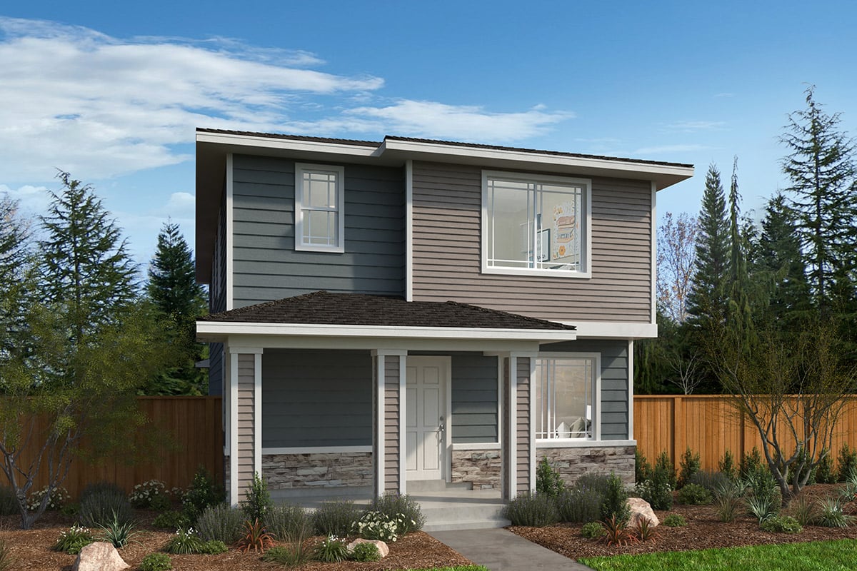 Exterior C with optional masonry