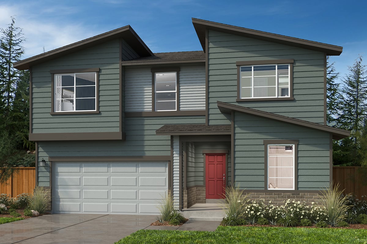 Exterior D with optional masonry