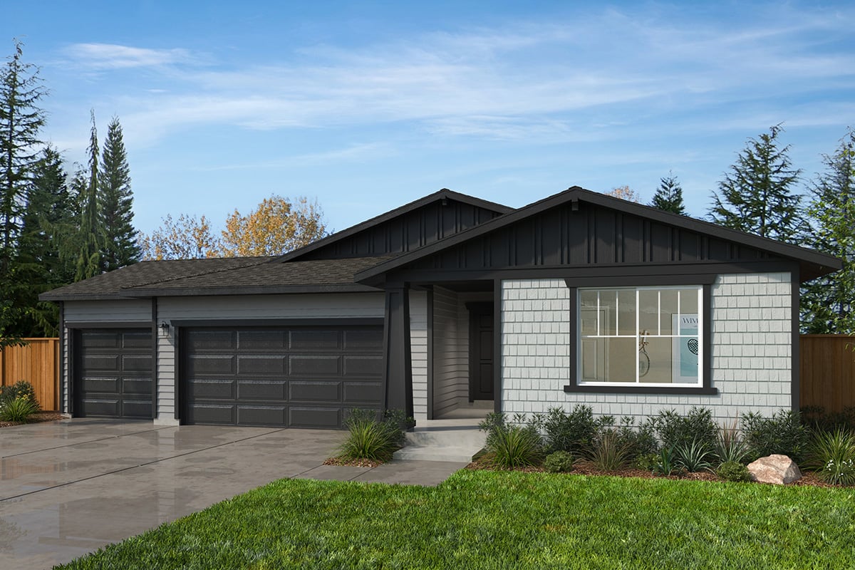 Exterior B with optional 3-car garage