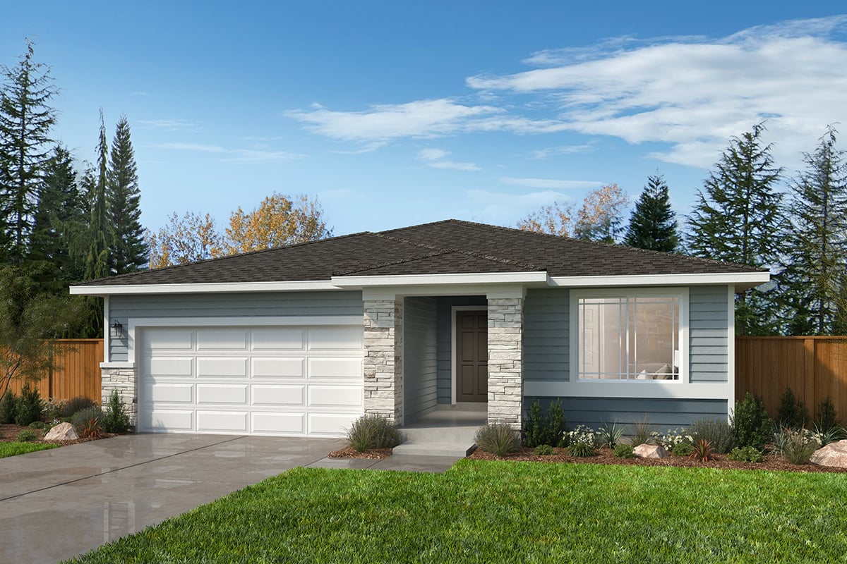 Exterior C with masonry