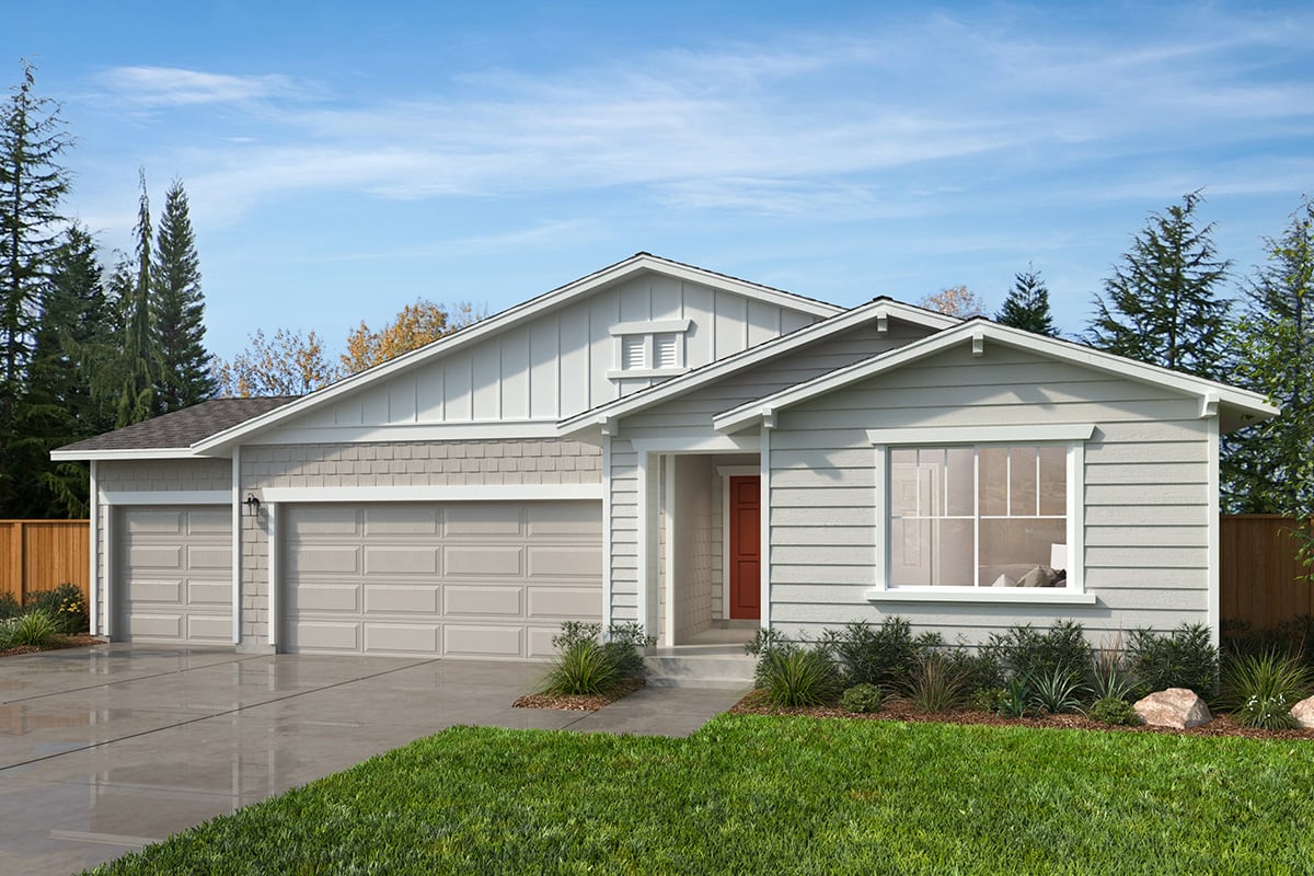 Exterior B with optional 3-car garage