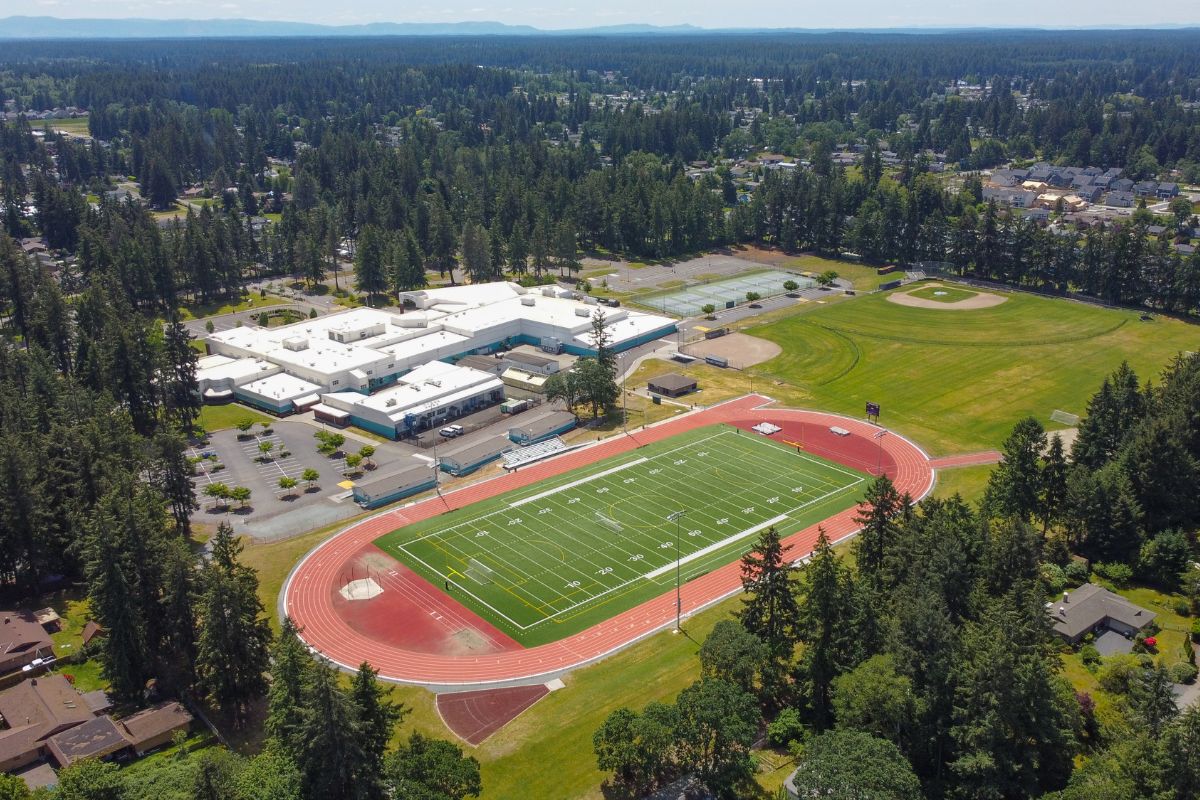 11 minutes to Spanaway Lake High School