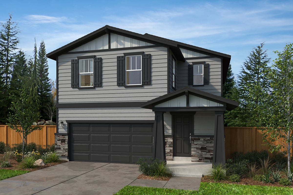 Exterior B with optional masonry