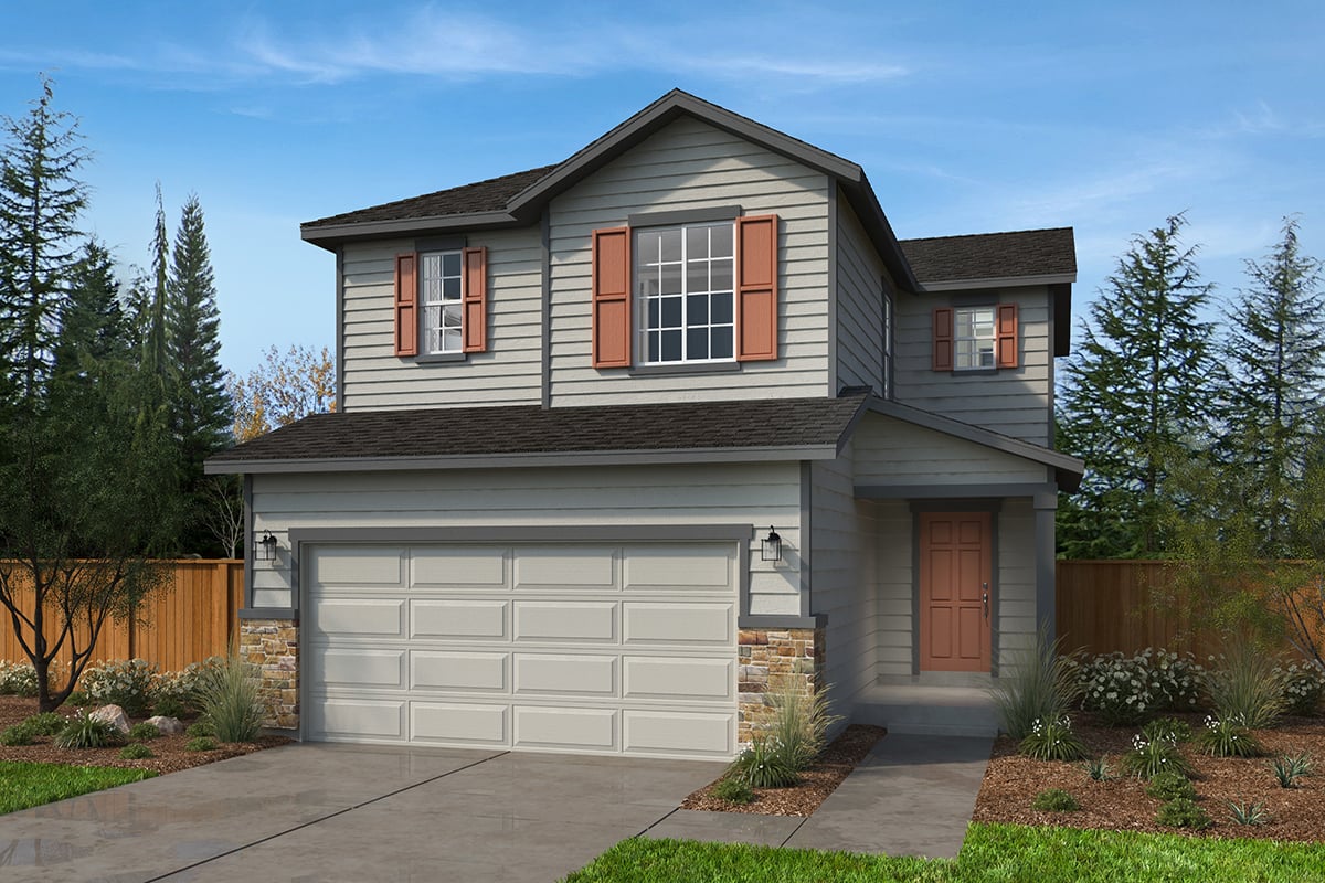 Exterior A with optional masonry