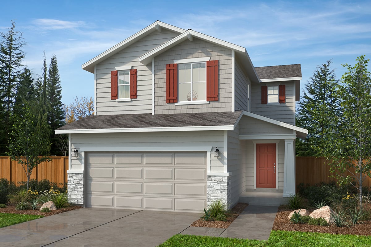 Exterior B with optional masonry