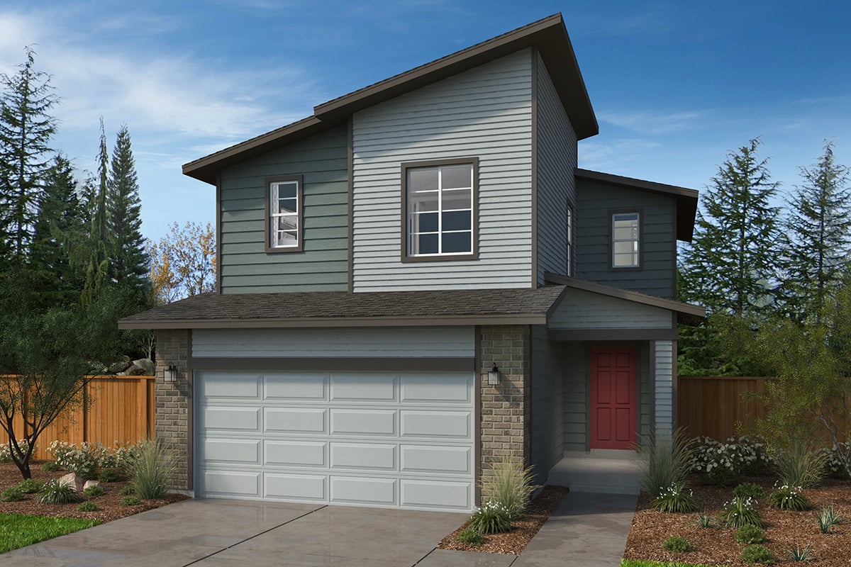 Exterior D with optional masonry