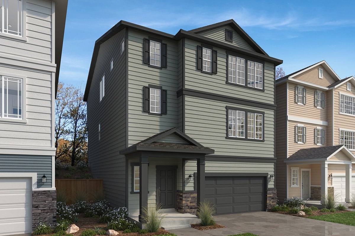 Exterior A with optional masonry