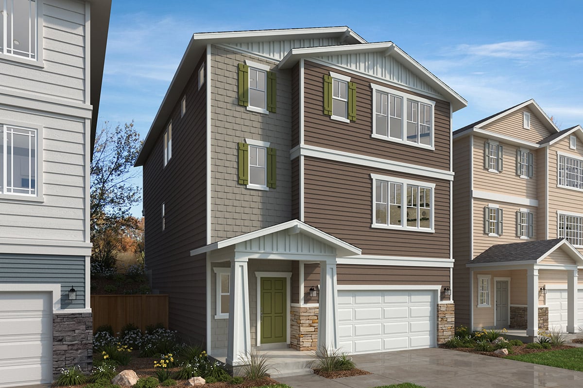 Exterior B with optional masonry