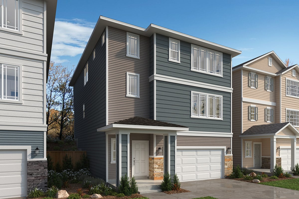 Exterior C with optional masonry