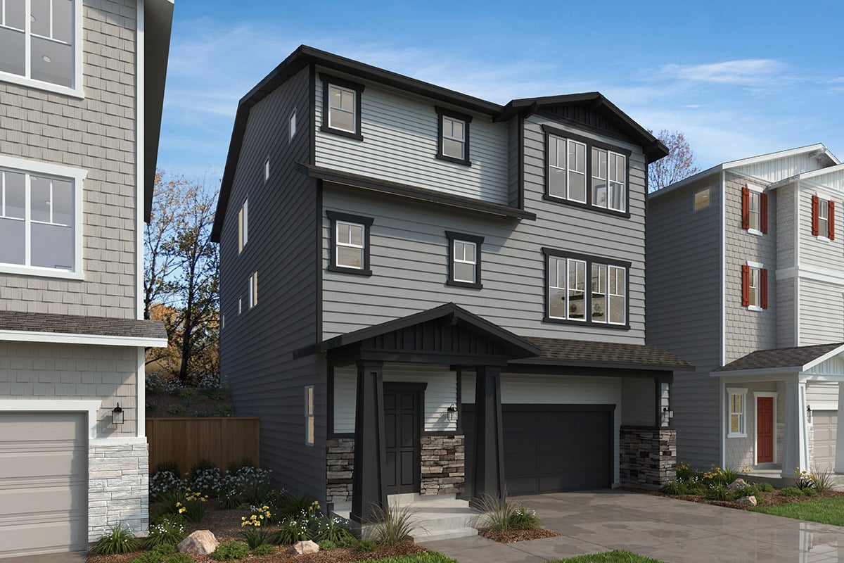 Exterior B with optional masonry