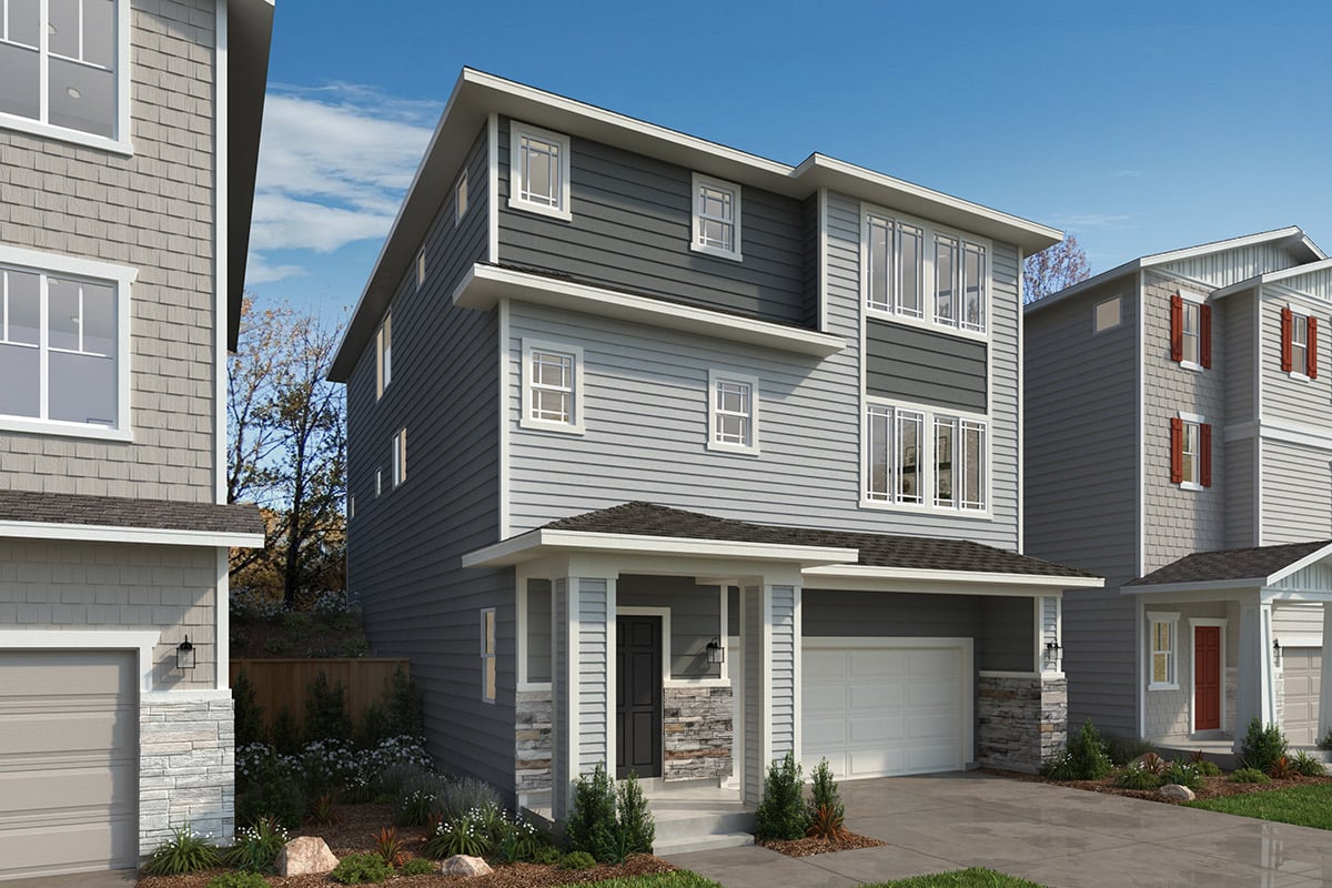 Exterior C with optional masonry