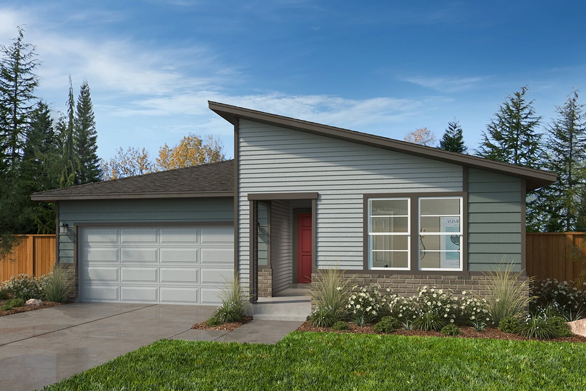 Exterior D with optional masonry