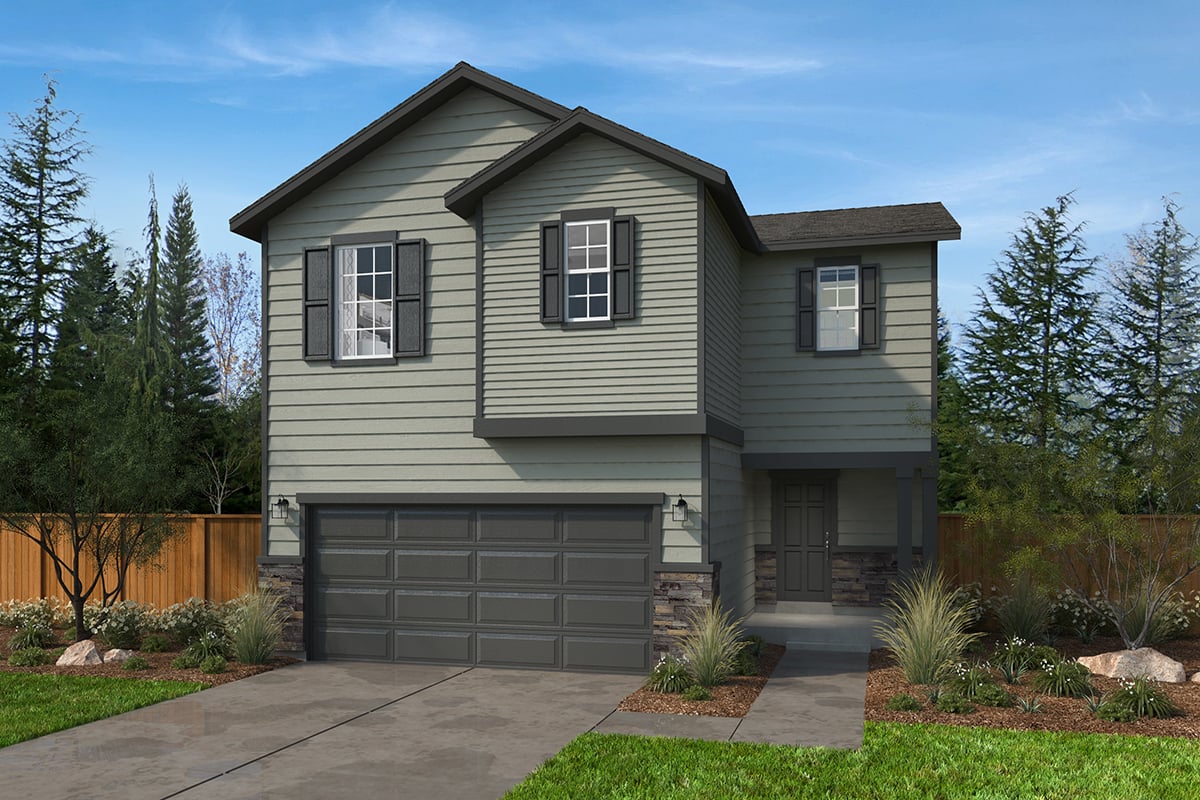 Exterior A with optional masonry