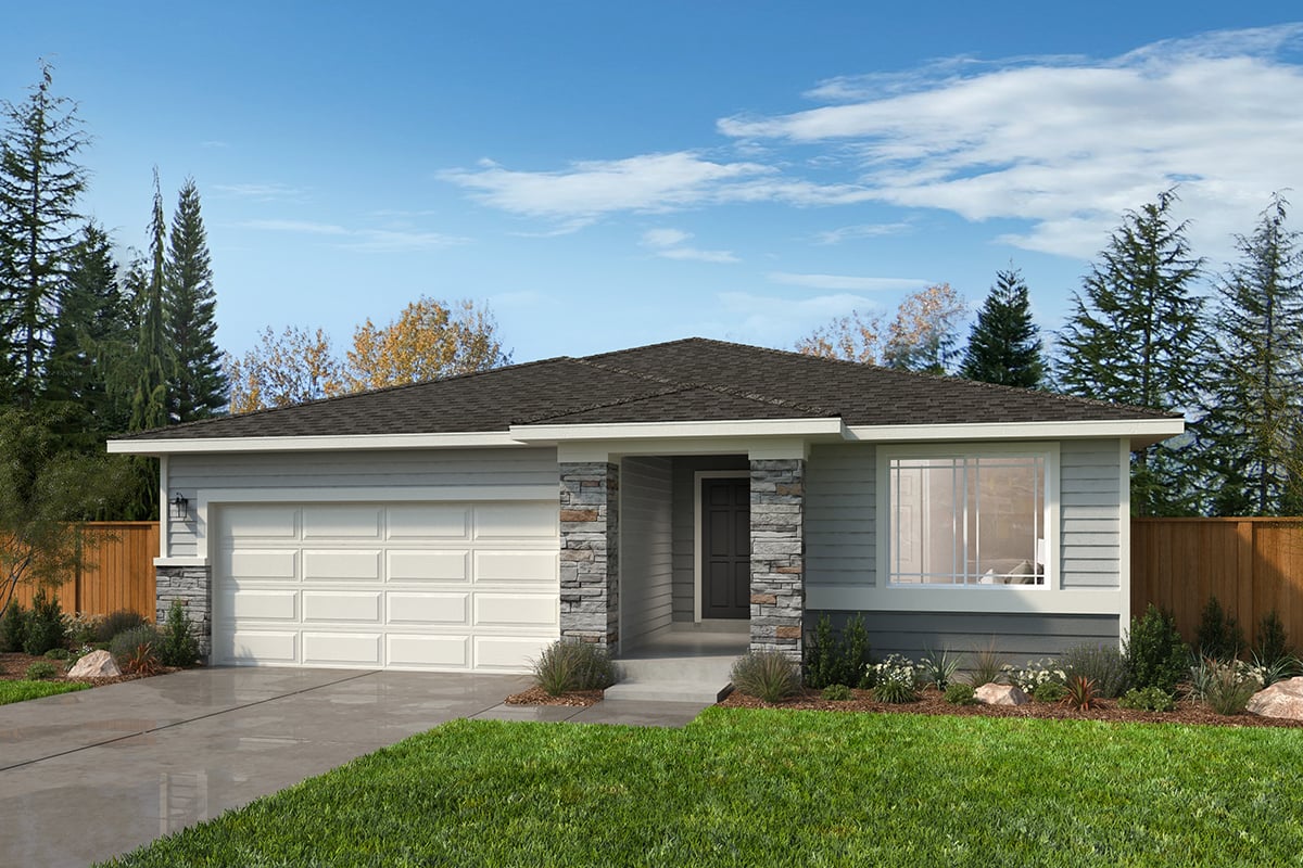 Exterior C with optional masonry