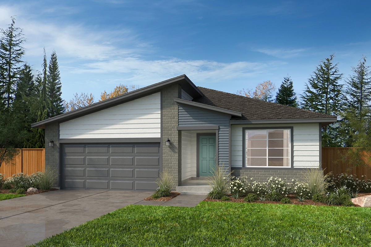 Exterior D with optional masonry