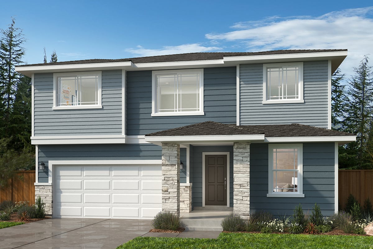 Exterior C with optional masonry