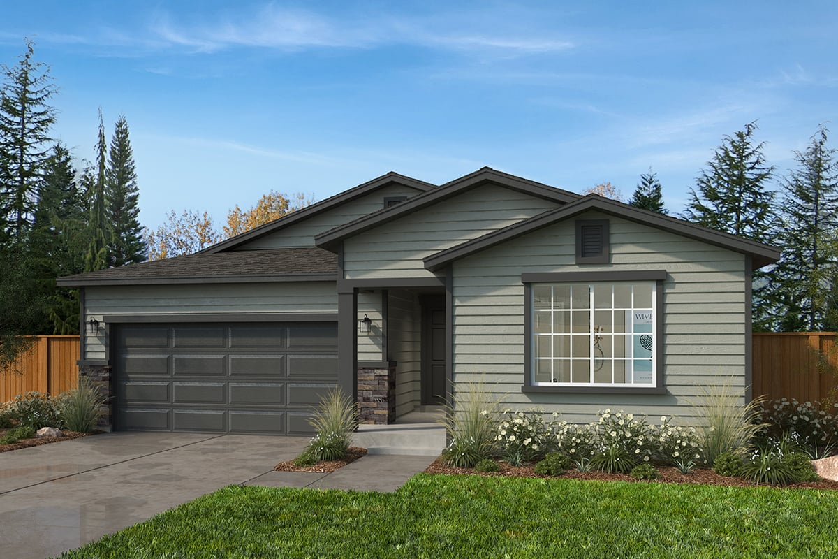 Exterior A with optional masonry